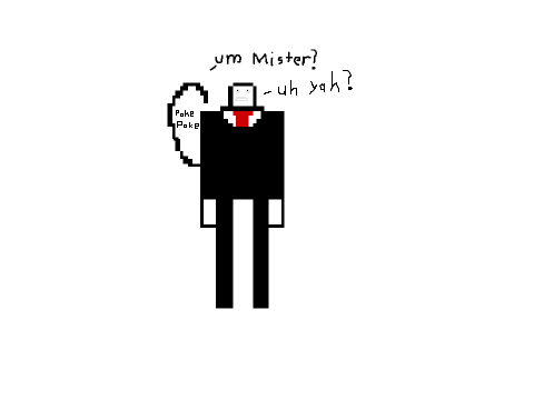 Slender-man speed draw