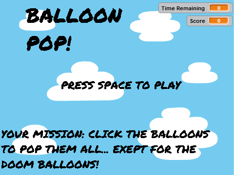 BALLOON POP!