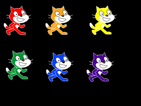 rainbow cat animation (with music)