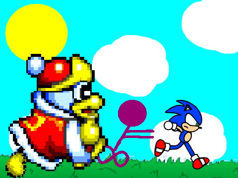 Add Yourself Running From King Dedede!!!!