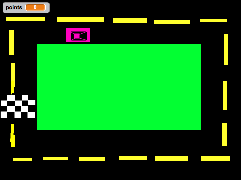 hot pink car game