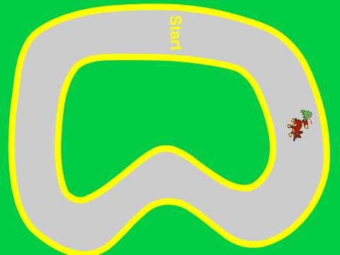 Zachary and Paige's race track