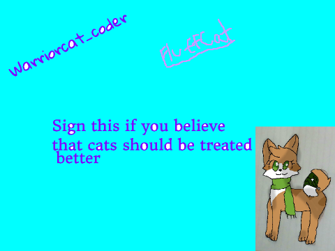 Sign for cat rights! remix