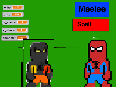 Spiderman vs. Black Spiderman The RPG game