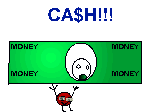 add yourself being rich