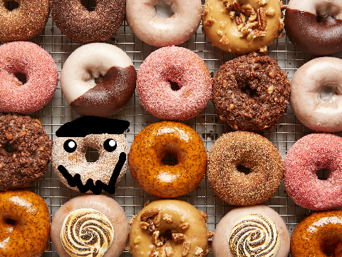 Add a funny donut!