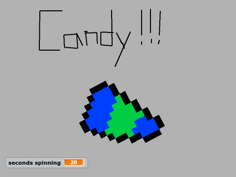 candy corn spinner