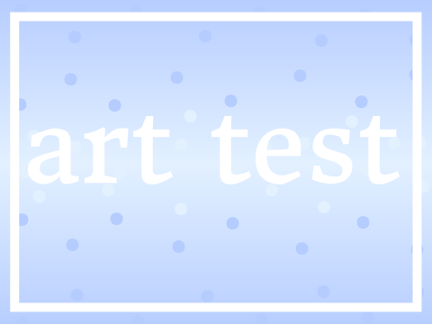 anime art test