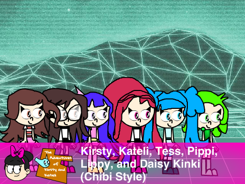 The Adventures of Kirsty and Kateli: The Kinkis (Chibi Style) (Vector Look)
