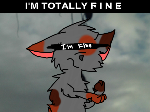 i'm totally fine original meme 