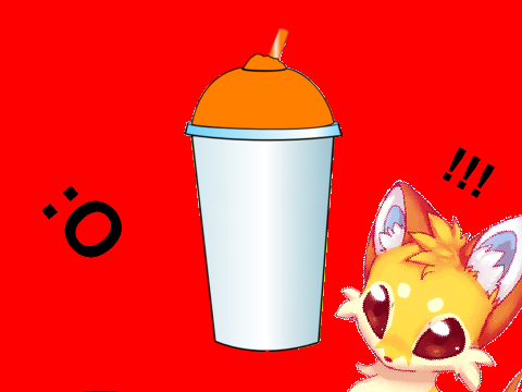 Fox Falls In Love With Slushie!!
