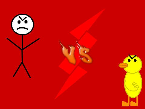 DUCK VS. HUMAN
