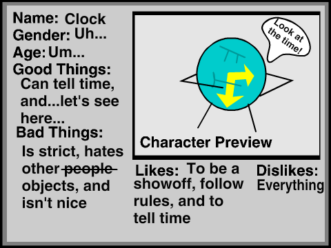 a clock.not anything creative, just a clock