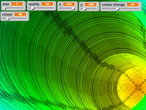 Pen tunnel fractal generator