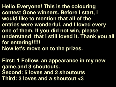 Colouring Contest Winners