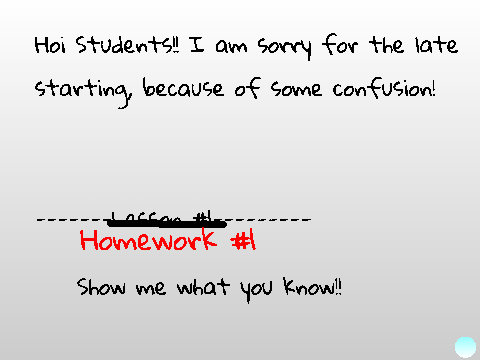 Art Academy~HW #1