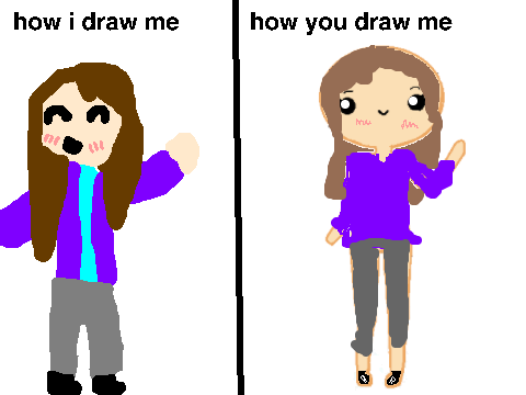 I tried to draw her...