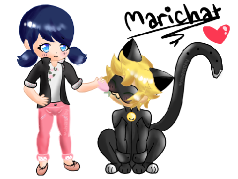 Marinette x Chat Noir = MARICHAT!!!