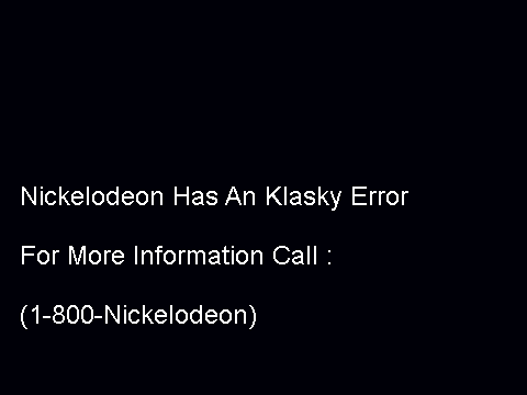 Klasky Csupo Robot logo 4000 Nickelodeon Error  remix