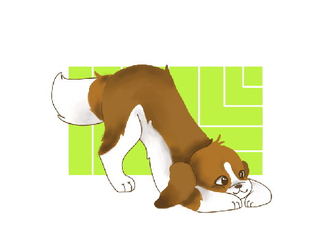 i drew a doggo