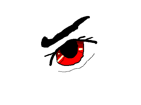 anime eye recreation of @sans_bones
