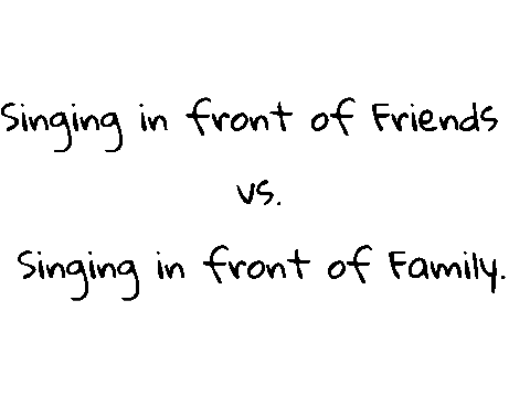 Friends vs. Family