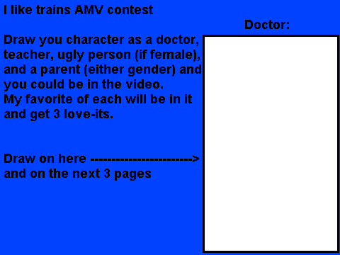 I like trains AMV contest