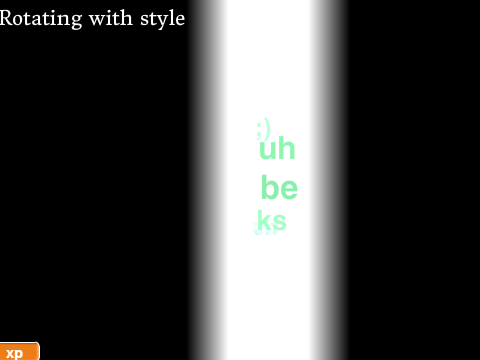 Rotating with style