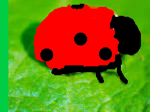 Ladybug Block Shade
