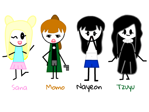 Twice Stickmen (Cheer Up Era)
