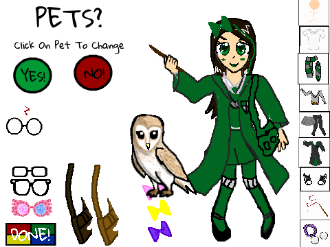 Harry Potter:  slytherin Dress Up & Character Creator  remix-2