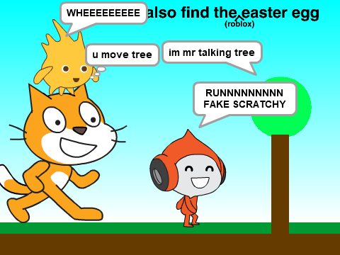 Add Yourself Running From GIANT Scratchy!