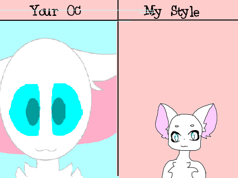 Draw your OC and I'll draw it in my style remix remix-6