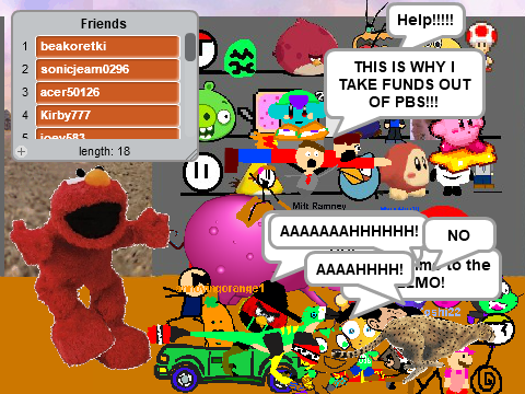 Add yourself Running From Elmo! remix
