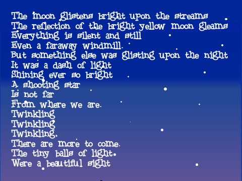 OPEN! Starry Night Poetry Contest [Entry]