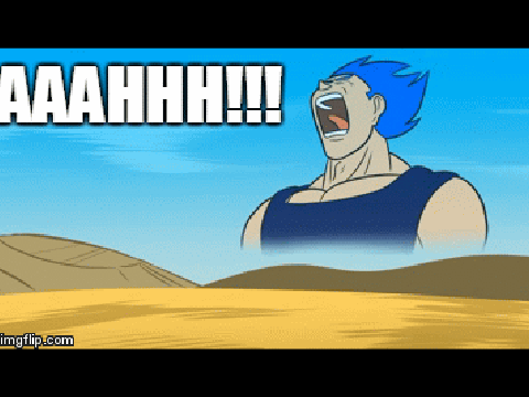 Vegeta singing XD