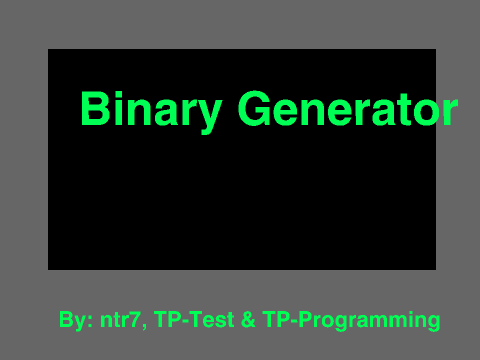 Binary Generator 7.0