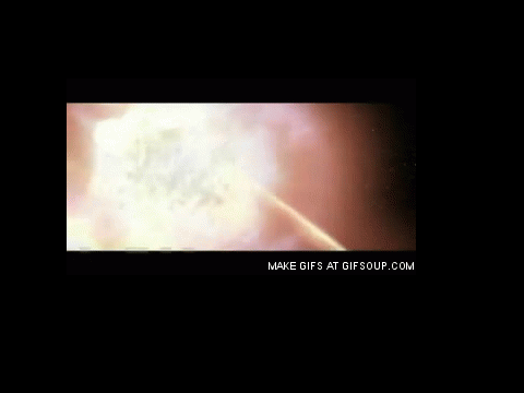 Alderaan Explodes Scene from Star Wars Sped Up
