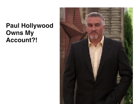 This Account is Now Owned by Paul Hollywood
