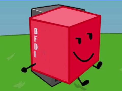 Yellow blob's Reaction to Blocky's Funny Doings Intenational short name is BFDI?! (FIXED)