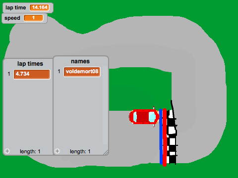 race car 