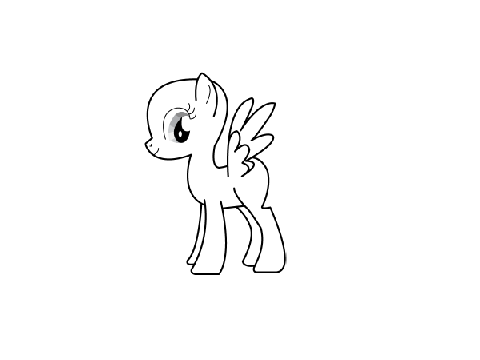 MLP pegasus Coloring Contest (open)