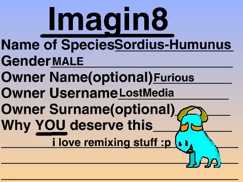 Imaginate competition entry