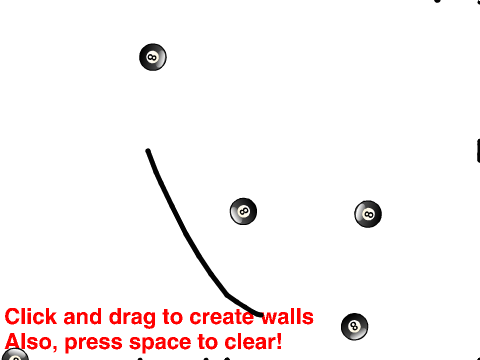 Bouncing Ball Physics (no gravity)