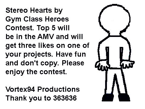 Stereo Hearts AMV Contest is now CLOSED!!!!!!!!!!!!!!!!!!