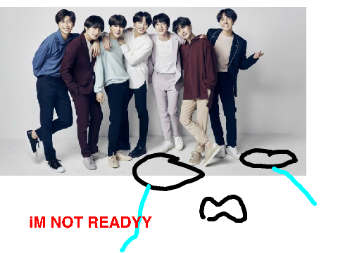 blACK HAIR BANGTAN DUDE
