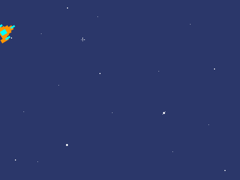 Space Shooter Screen Wrap example