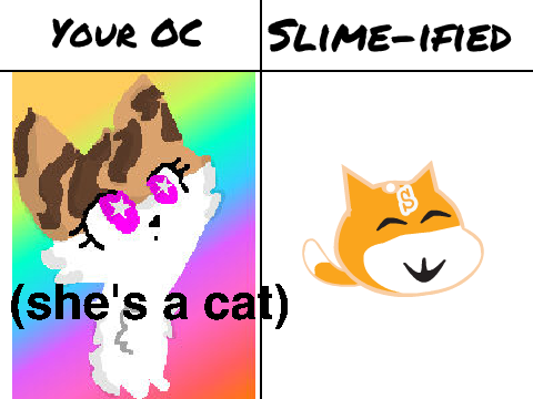 Give me your OC, and I'll make it a slime! Remixed!