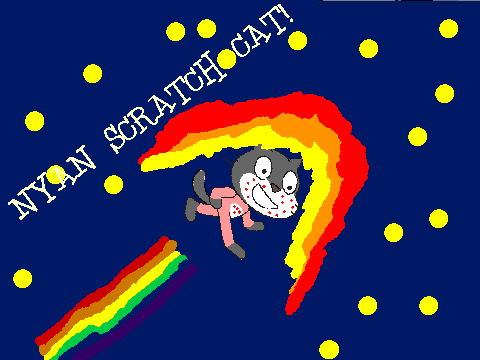 Nyan Scratch Cat