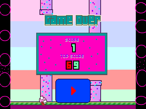 Flappy Bird ~ Rainbow land version TRICKY